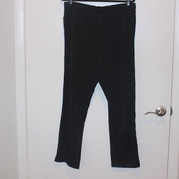 NWOT Calvin Klein Black Pants Women Size Large - Picture 4 of 12